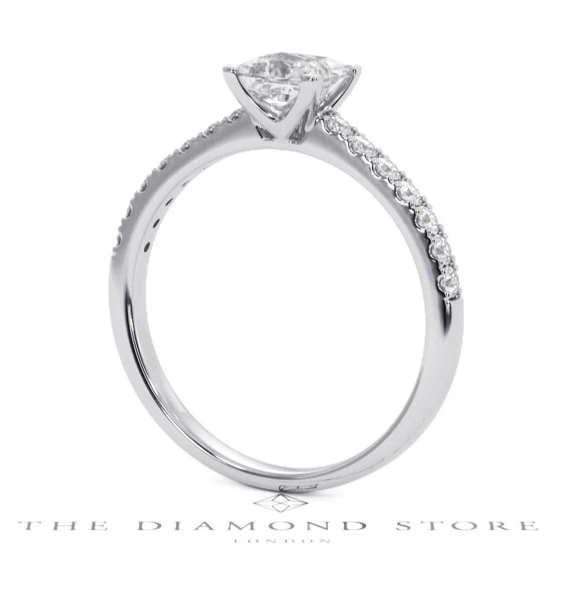 Katerina GIA Princess Diamond Engagement Ring 18KW Gold 1.15ct G/SI2 - Image 122
