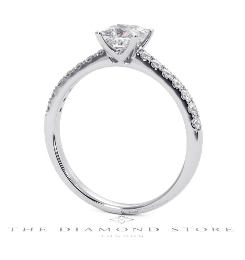 Katerina GIA Princess Diamond Engagement Ring 18KW Gold 1.15ct G/SI2 - Image 123