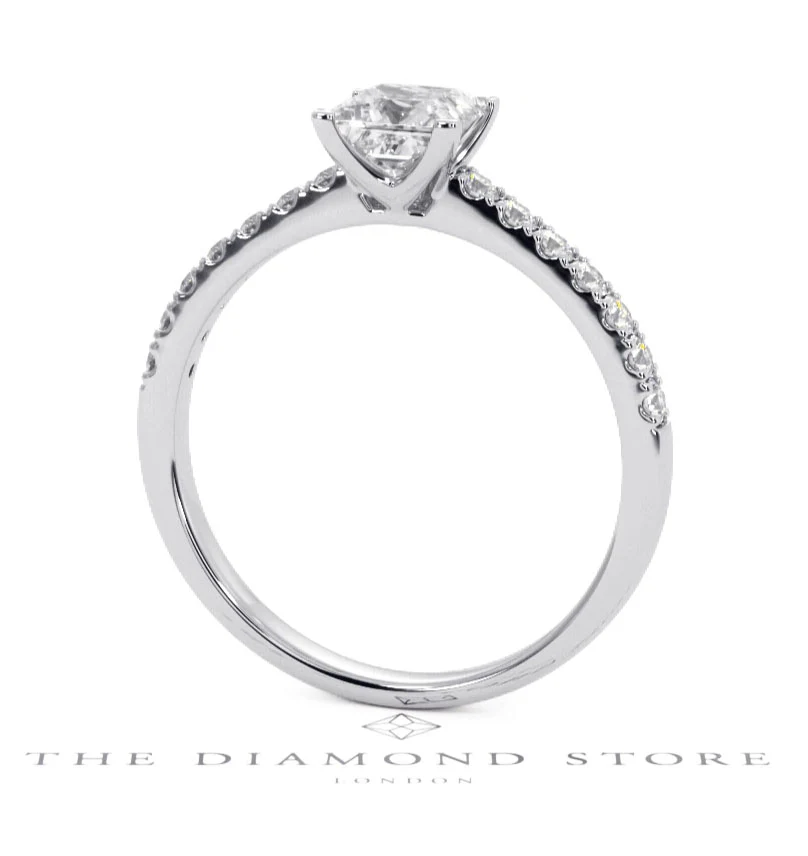 Katerina GIA Princess Diamond Engagement Ring 18KW Gold 1.15ct G/SI2 - Image 124