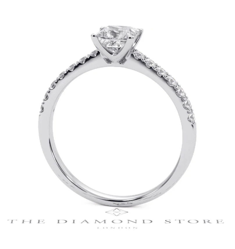 Katerina GIA Princess Diamond Engagement Ring 18KW Gold 1.15ct G/SI2 - Image 125