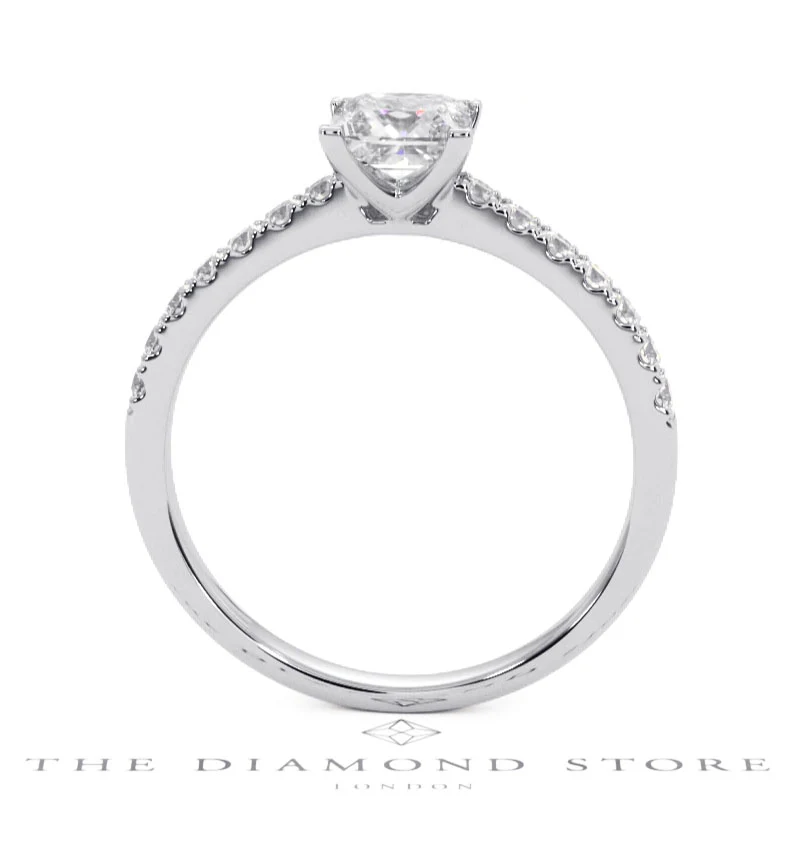 Katerina GIA Princess Diamond Engagement Ring 18KW Gold 1.15ct G/SI2 - Image 127