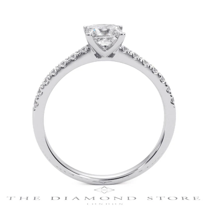 Katerina GIA Princess Diamond Engagement Ring 18KW Gold 1.15ct G/SI2 - Image 129