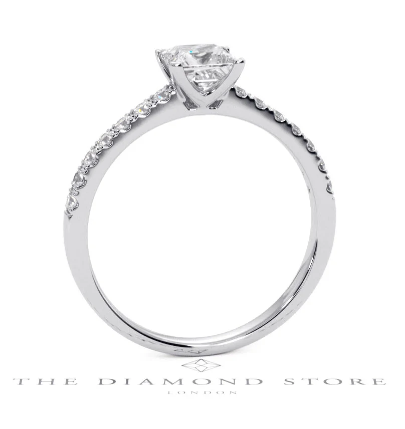 Katerina GIA Princess Diamond Engagement Ring 18KW Gold 1.15ct G/SI2 - Image 131