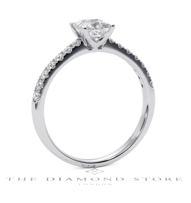 Katerina GIA Princess Diamond Engagement Ring 18KW Gold 1.15ct G/SI2 - Image 133