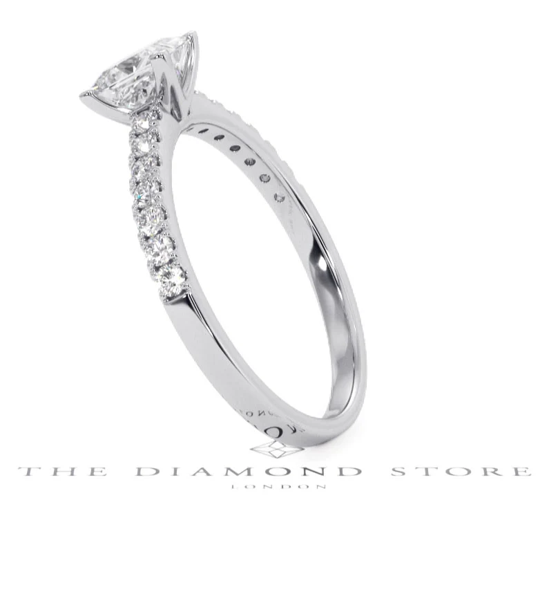 Katerina GIA Princess Diamond Engagement Ring 18KW Gold 1.15ct G/SI2 - Image 144