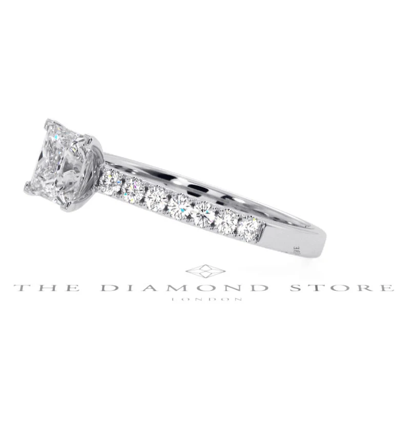Katerina GIA Princess Diamond Engagement Ring 18KW Gold 1.15ct G/SI2 - Image 156