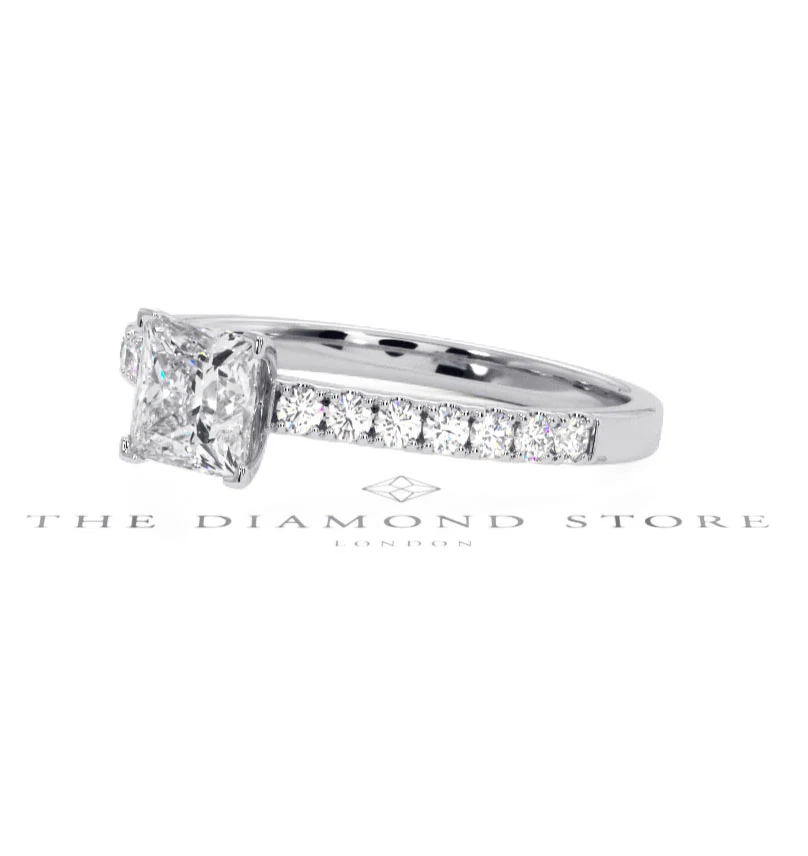 Katerina GIA Princess Diamond Engagement Ring 18KW Gold 1.15ct G/SI2 - Image 160