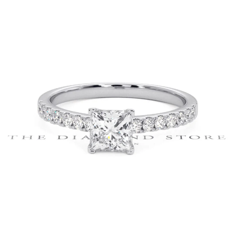 Katerina GIA Princess Diamond Engagement Ring 18KW Gold 1.15ct G/SI2 - Image 167