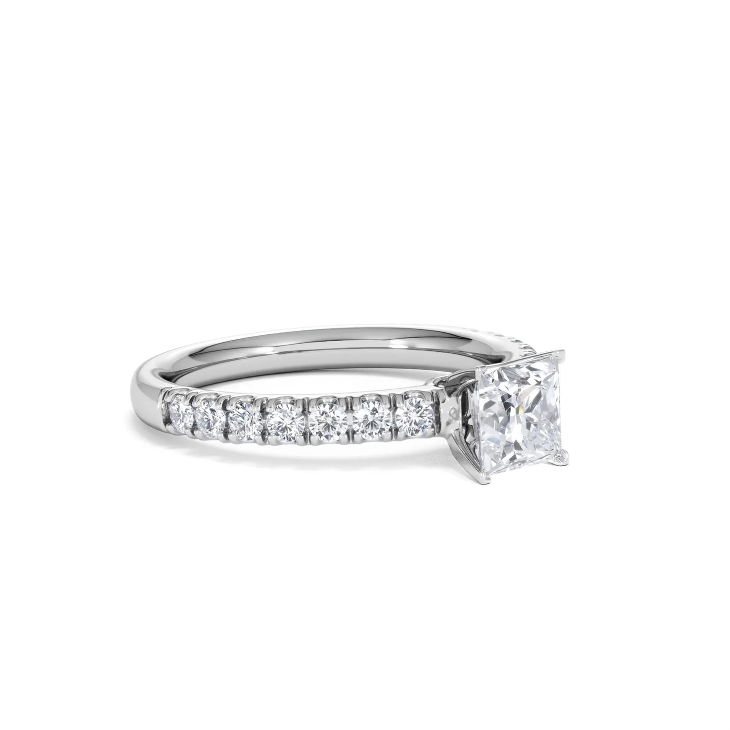 Katerina GIA Princess Diamond Engagement Ring 18KW Gold 1.15ct G/SI2 - Image 21