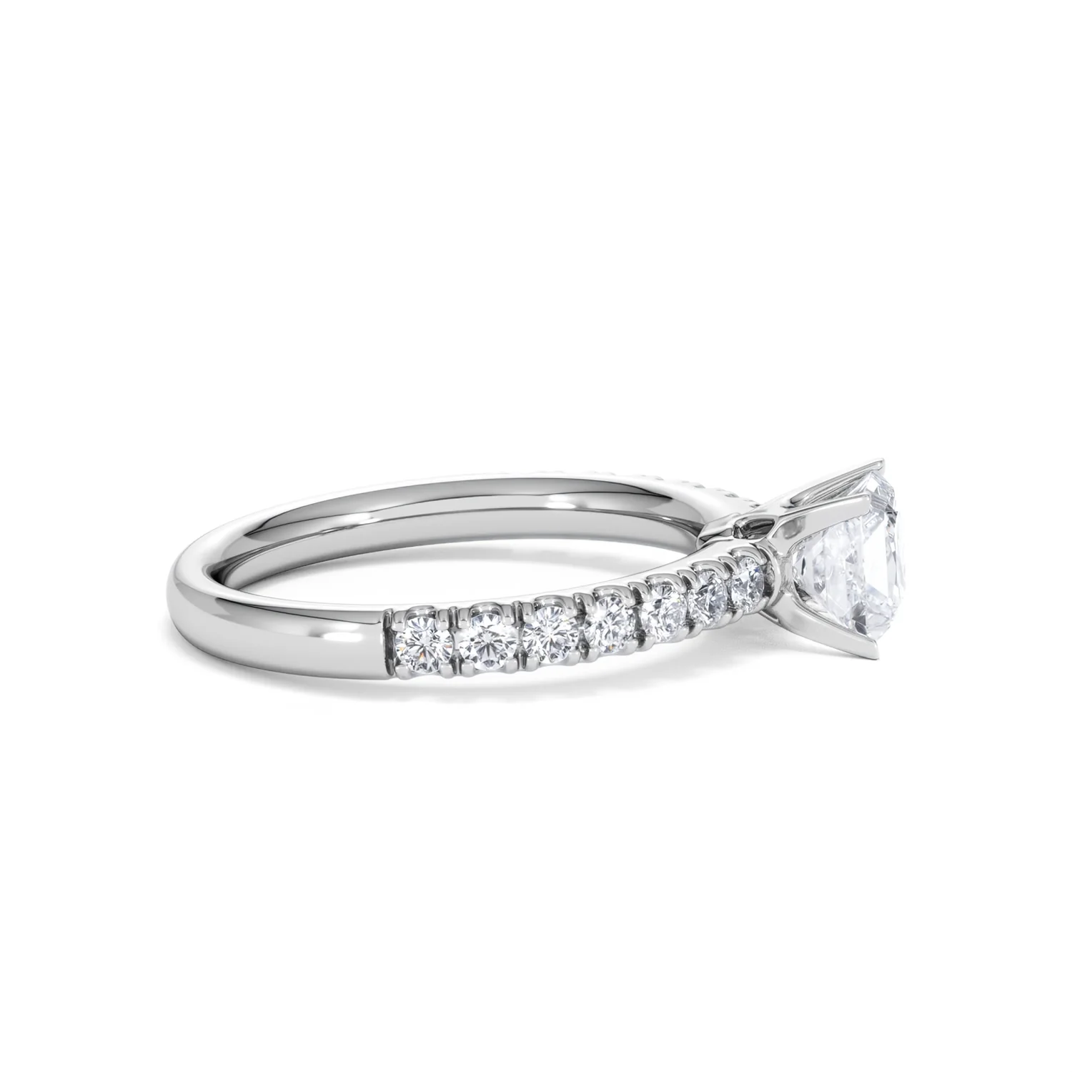 Katerina GIA Princess Diamond Engagement Ring 18KW Gold 1.15ct G/SI2 - Image 30