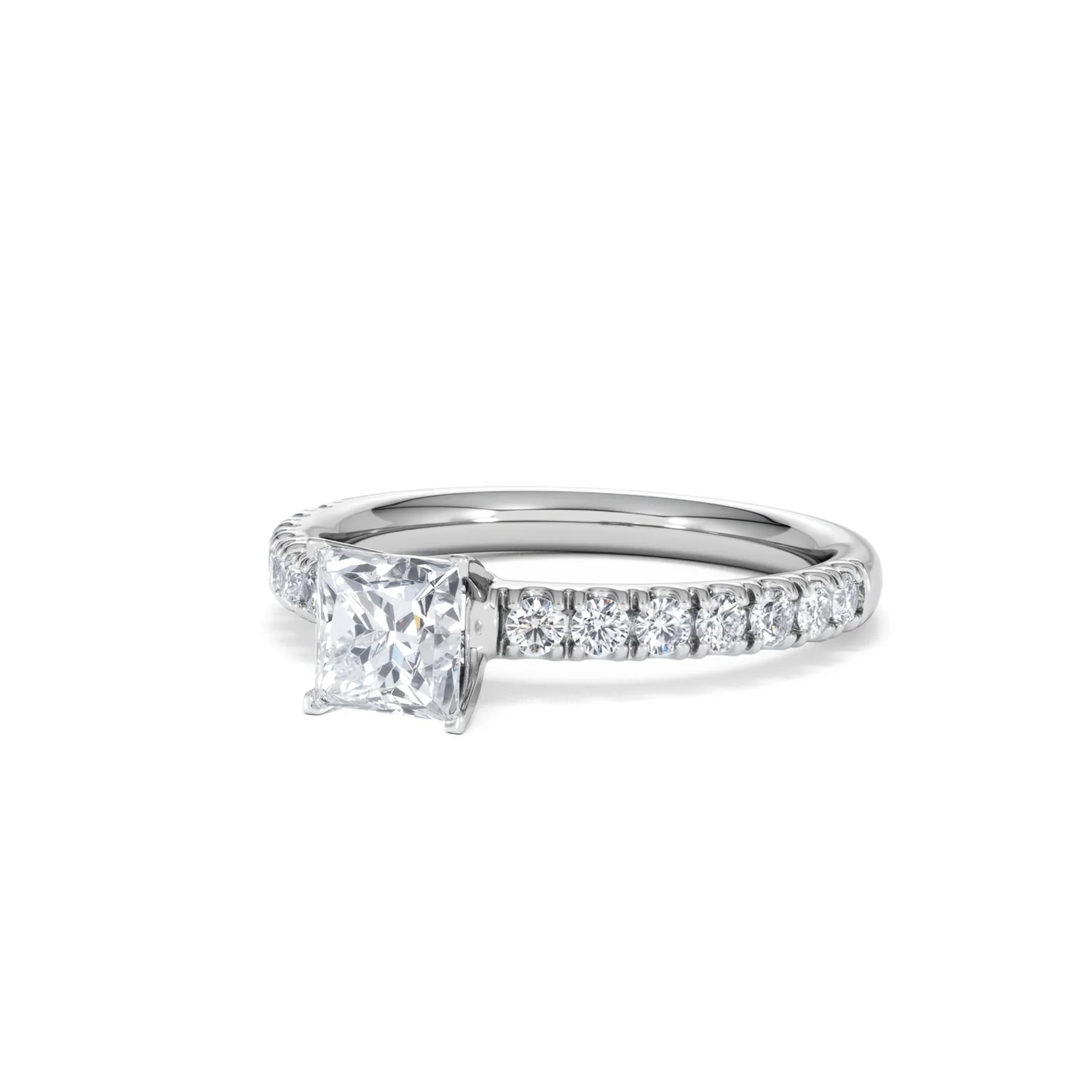 Katerina GIA Princess Diamond Engagement Ring 18KW Gold 1.15ct G/SI2 - Image 86