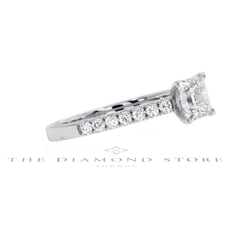Katerina GIA Princess Diamond Engagement Ring 18KW Gold 1.15ct G/SI2 - Image 99