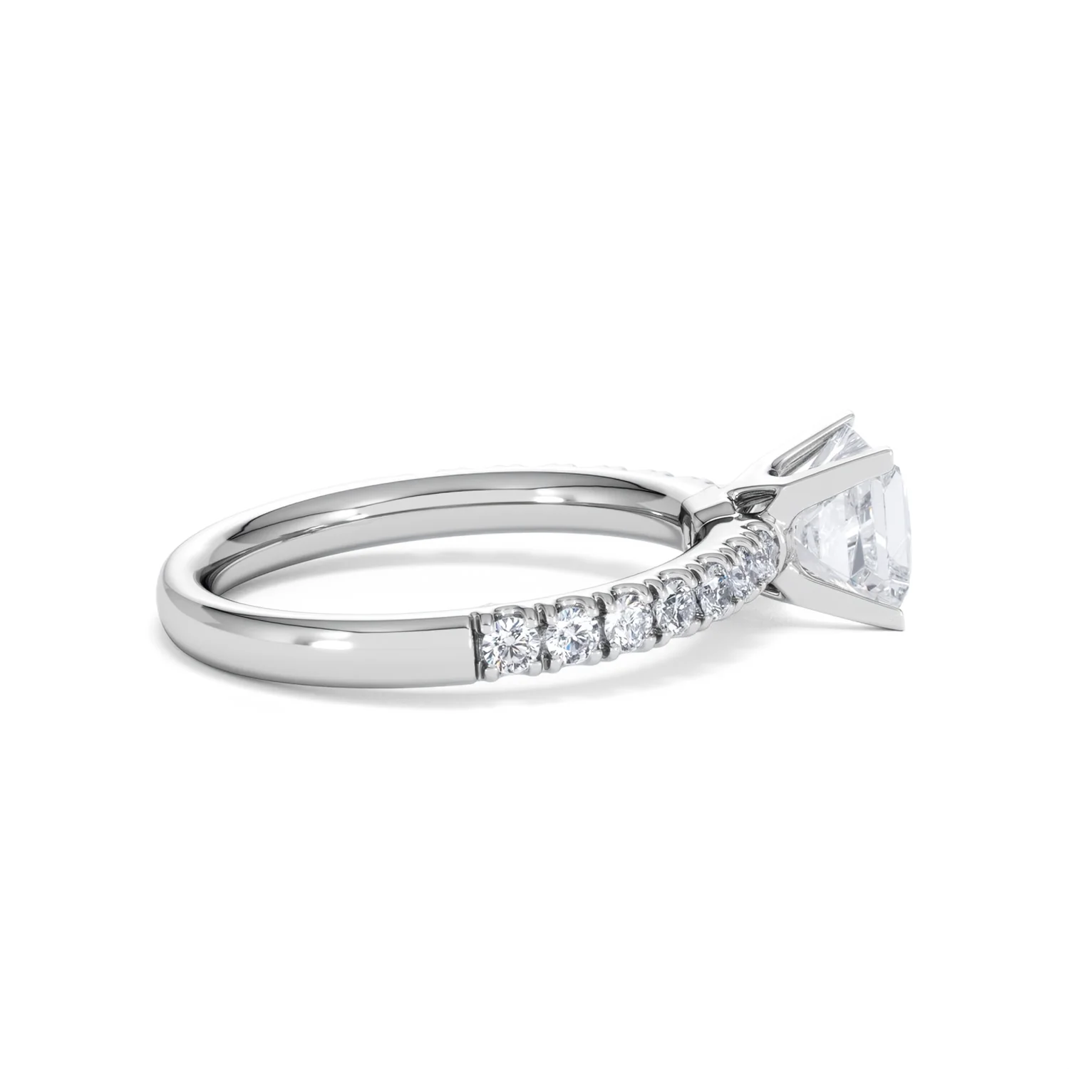 Katerina GIA Princess Diamond Engagement Ring 18KW Gold 1.55ct G/SI2 - Image 30