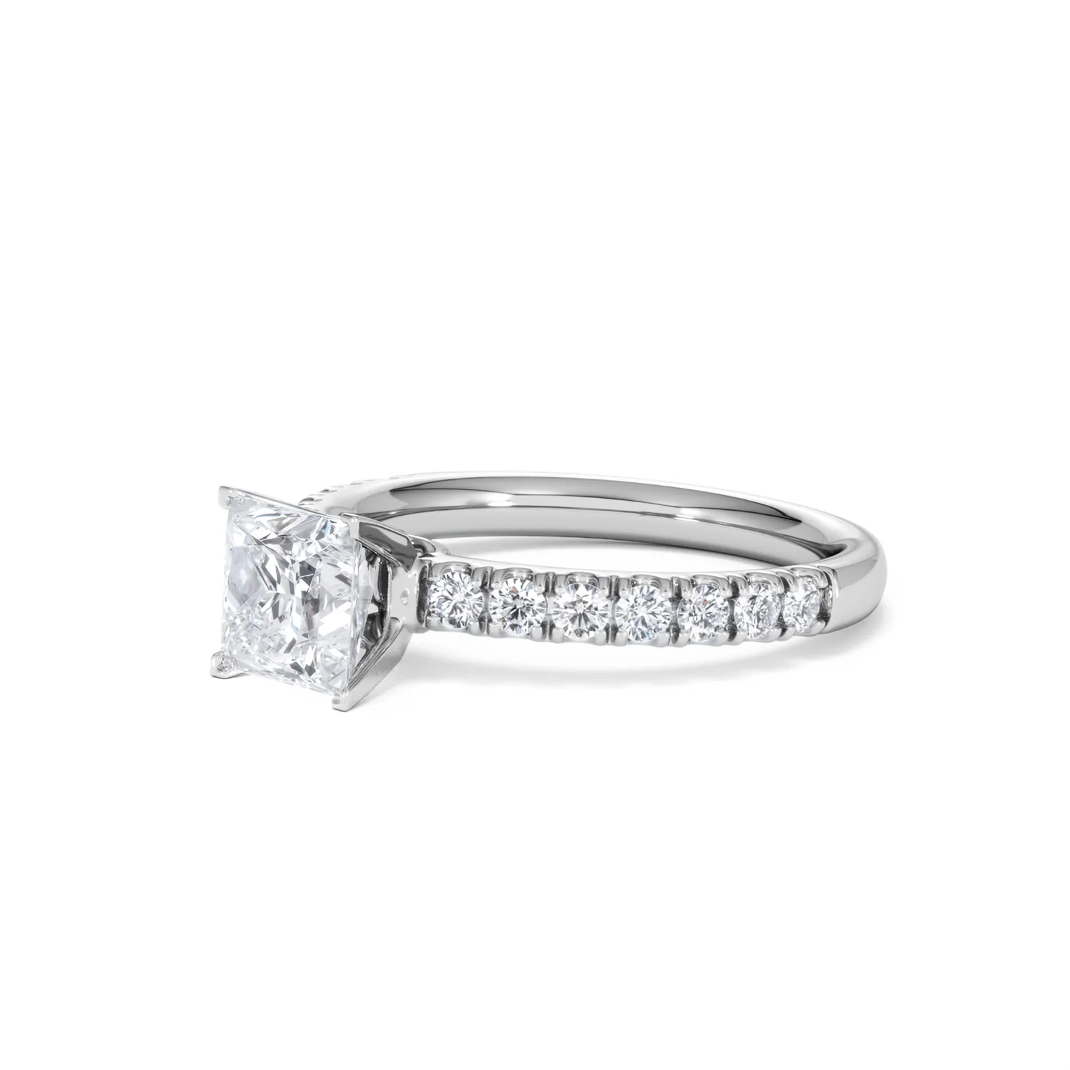 Katerina GIA Princess Diamond Engagement Ring 18KW Gold 1.55ct G/SI2 - Image 78
