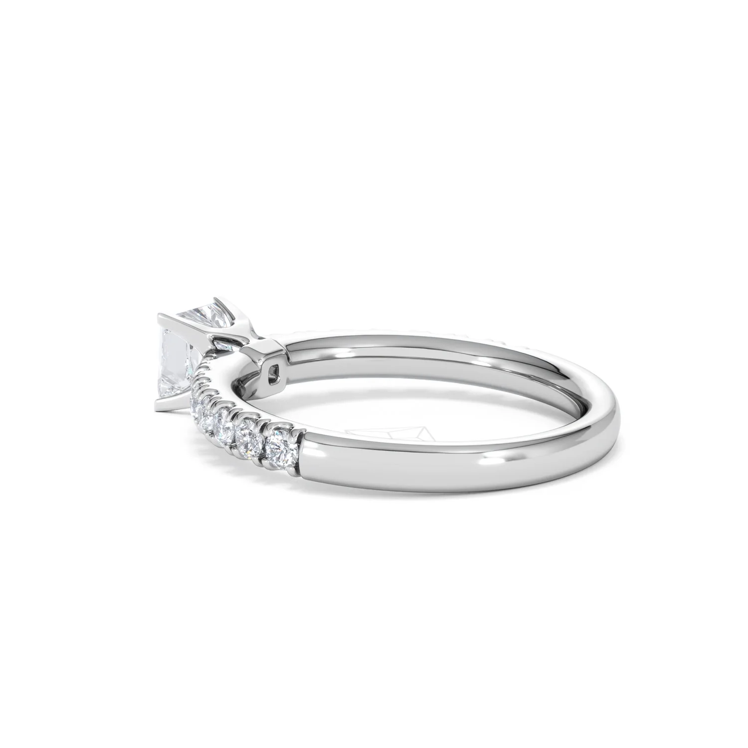 Katerina Princess Diamond Engagement Ring Platinum 0.85ct G/SI2 - Image 64
