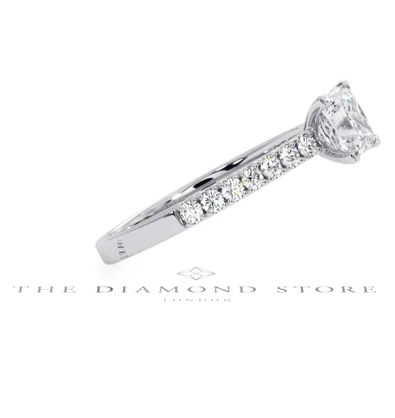 Katerina GIA Princess Diamond Engagement Ring Platinum 1.15ct G/SI2 - Image 103