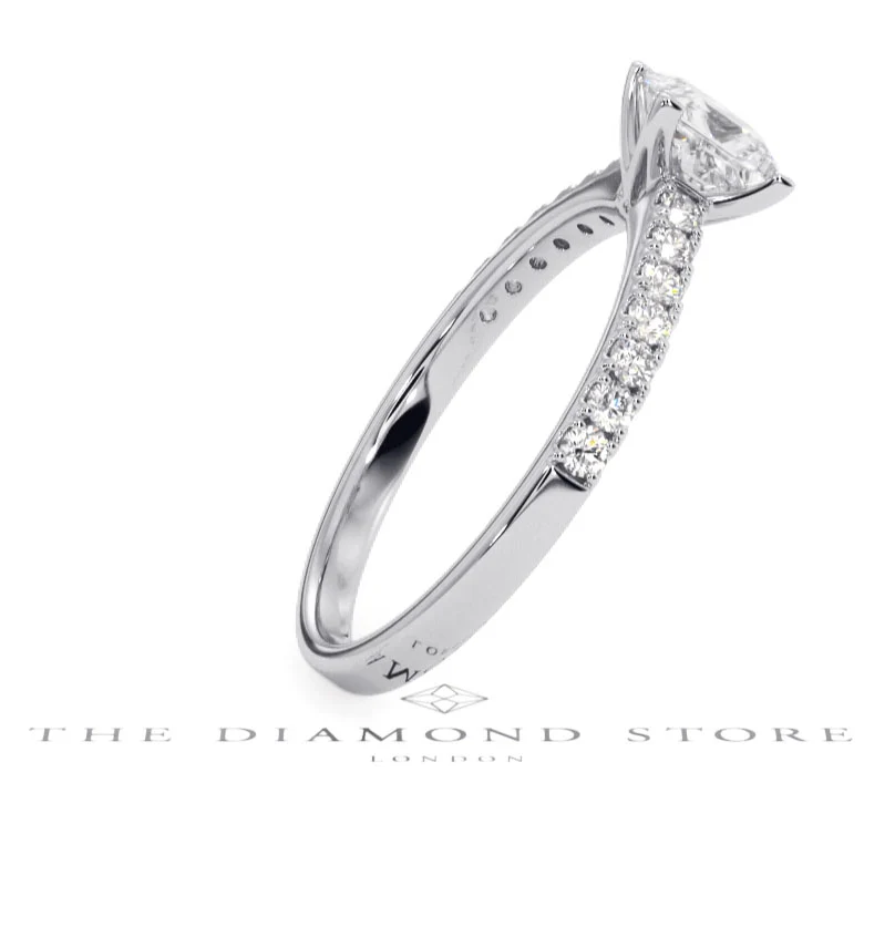 Katerina GIA Princess Diamond Engagement Ring Platinum 1.15ct G/SI2 - Image 110