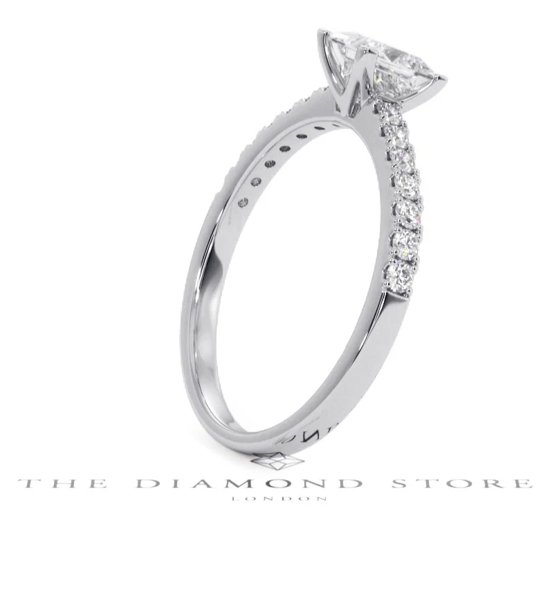 Katerina GIA Princess Diamond Engagement Ring Platinum 1.15ct G/SI2 - Image 114