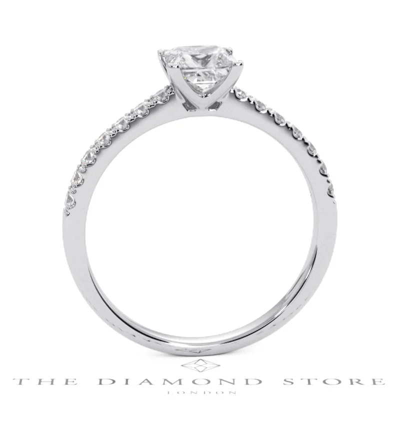 Katerina GIA Princess Diamond Engagement Ring Platinum 1.15ct G/SI2 - Image 130