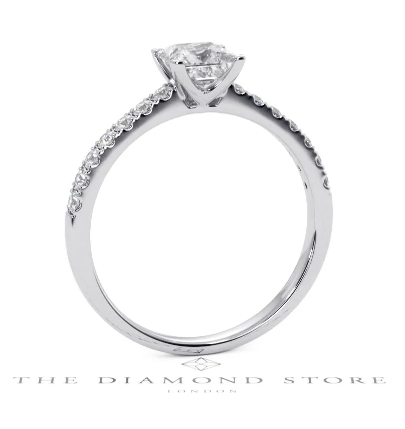 Katerina GIA Princess Diamond Engagement Ring Platinum 1.15ct G/SI2 - Image 132