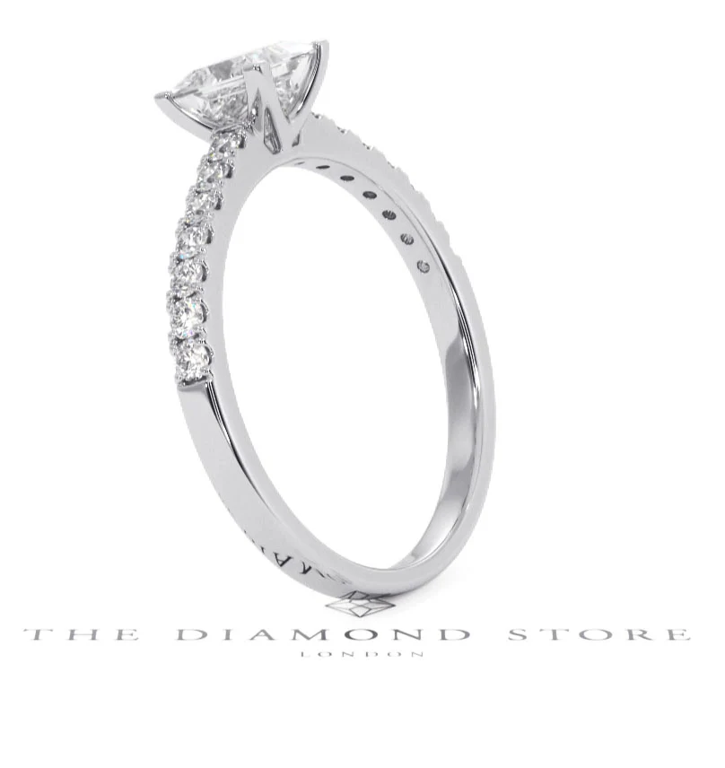 Katerina GIA Princess Diamond Engagement Ring Platinum 1.15ct G/SI2 - Image 141