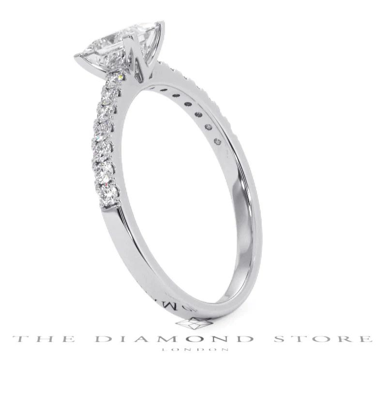 Katerina GIA Princess Diamond Engagement Ring Platinum 1.15ct G/SI2 - Image 142