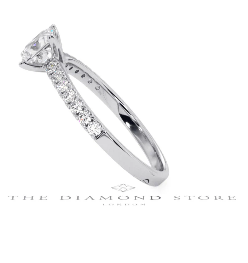 Katerina GIA Princess Diamond Engagement Ring Platinum 1.15ct G/SI2 - Image 148