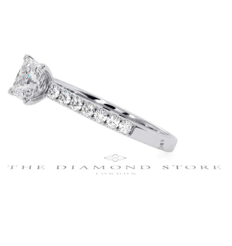 Katerina GIA Princess Diamond Engagement Ring Platinum 1.15ct G/SI2 - Image 154