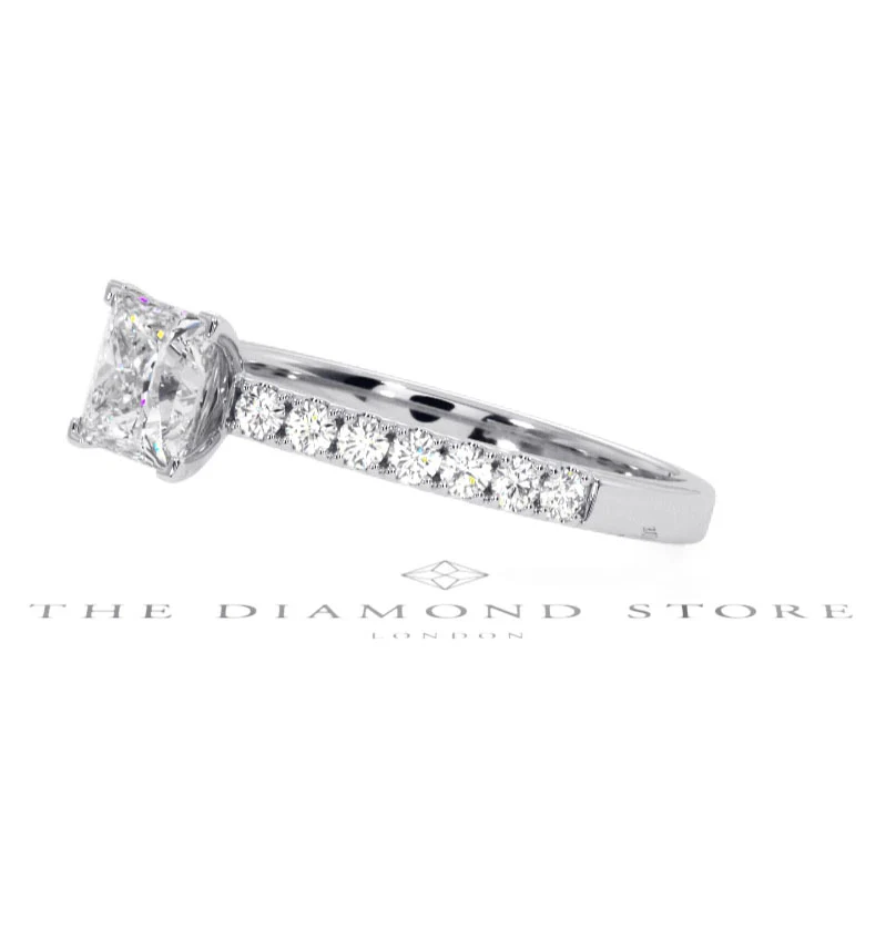 Katerina GIA Princess Diamond Engagement Ring Platinum 1.15ct G/SI2 - Image 157