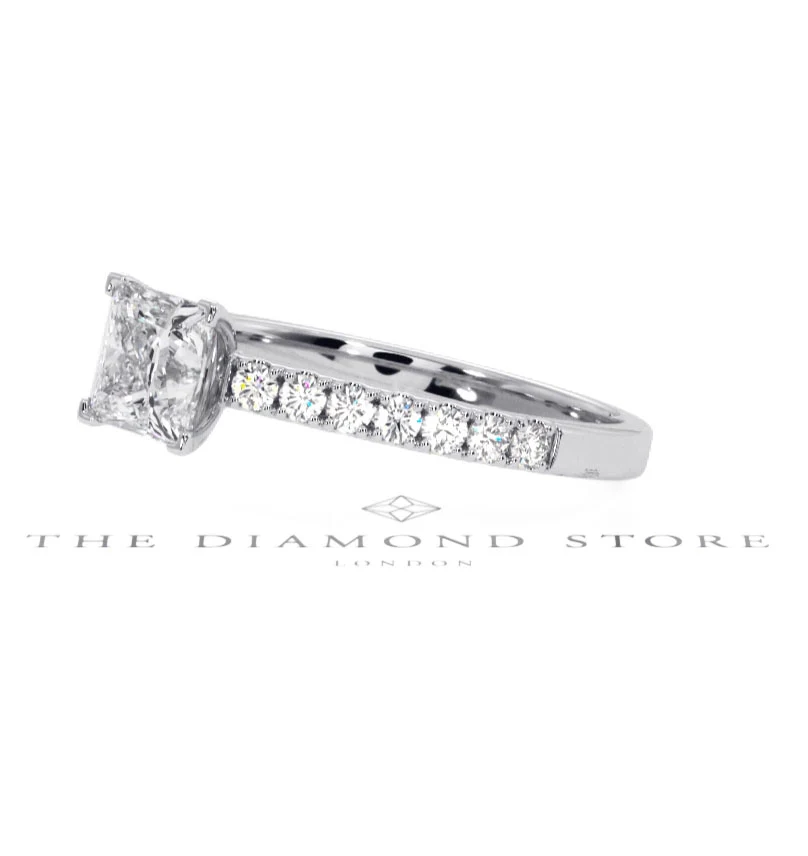 Katerina GIA Princess Diamond Engagement Ring Platinum 1.15ct G/SI2 - Image 158