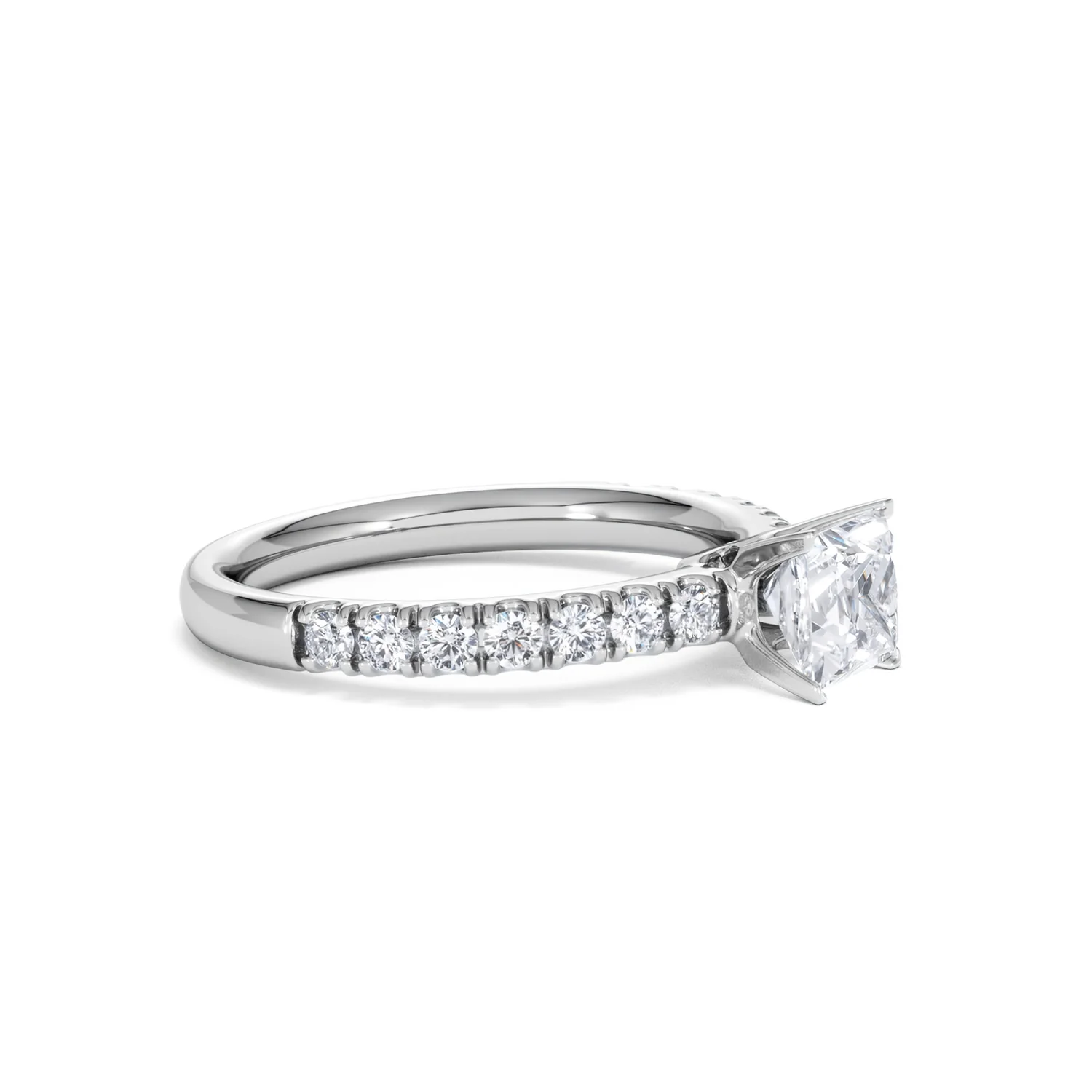 Katerina GIA Princess Diamond Engagement Ring Platinum 1.15ct G/SI2 - Image 25