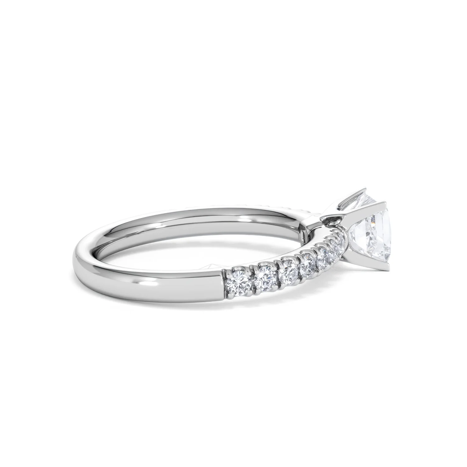 Katerina GIA Princess Diamond Engagement Ring Platinum 1.15ct G/SI2 - Image 35