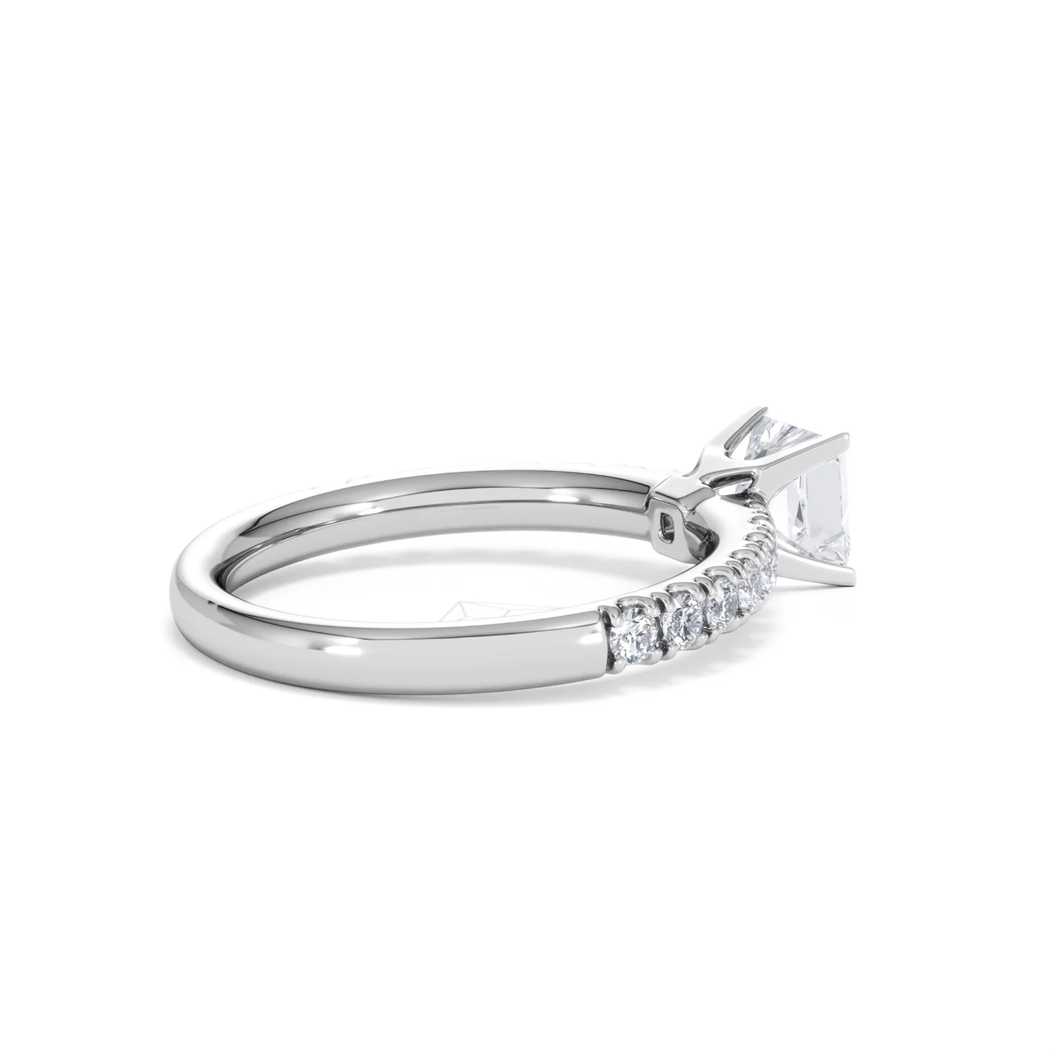 Katerina GIA Princess Diamond Engagement Ring Platinum 1.15ct G/SI2 - Image 39