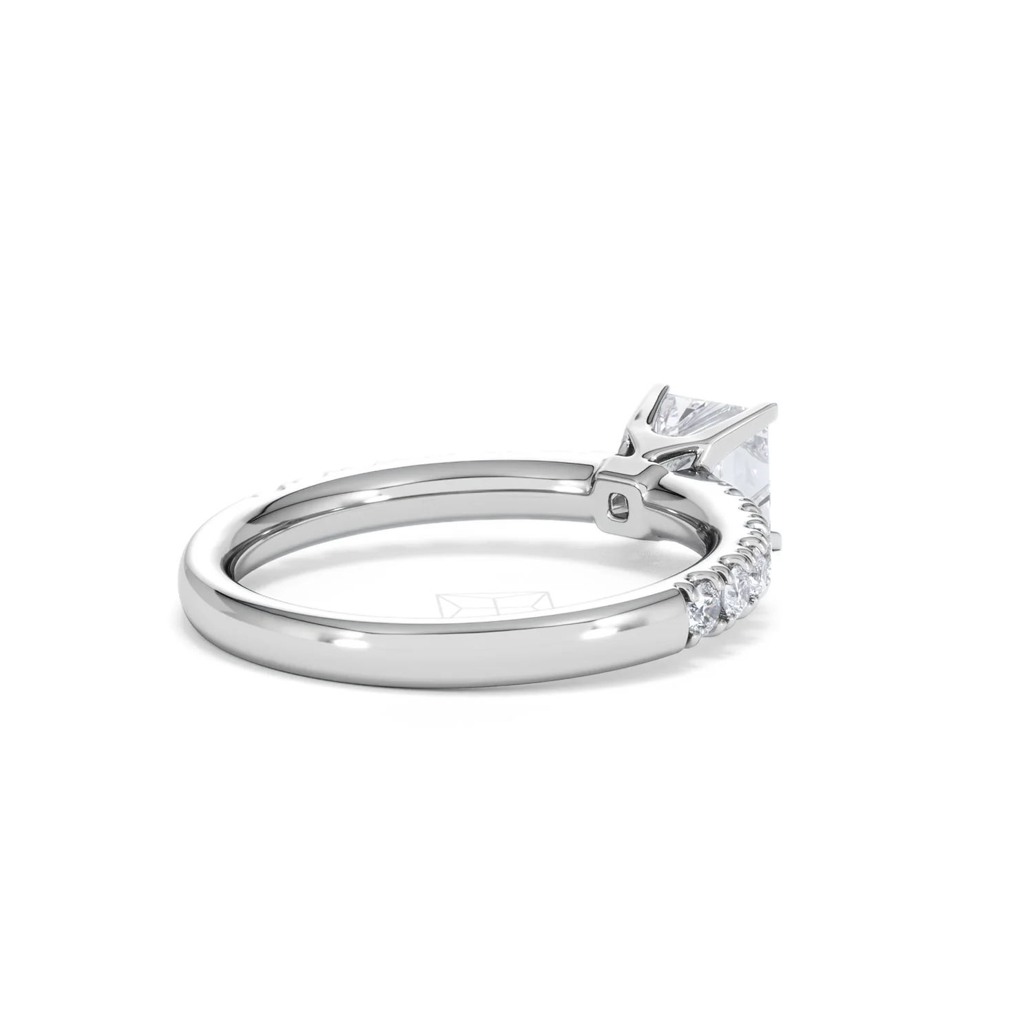 Katerina GIA Princess Diamond Engagement Ring Platinum 1.15ct G/SI2 - Image 43