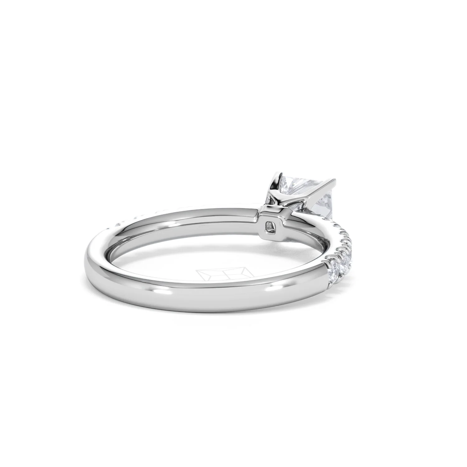 Katerina GIA Princess Diamond Engagement Ring Platinum 1.15ct G/SI2 - Image 45