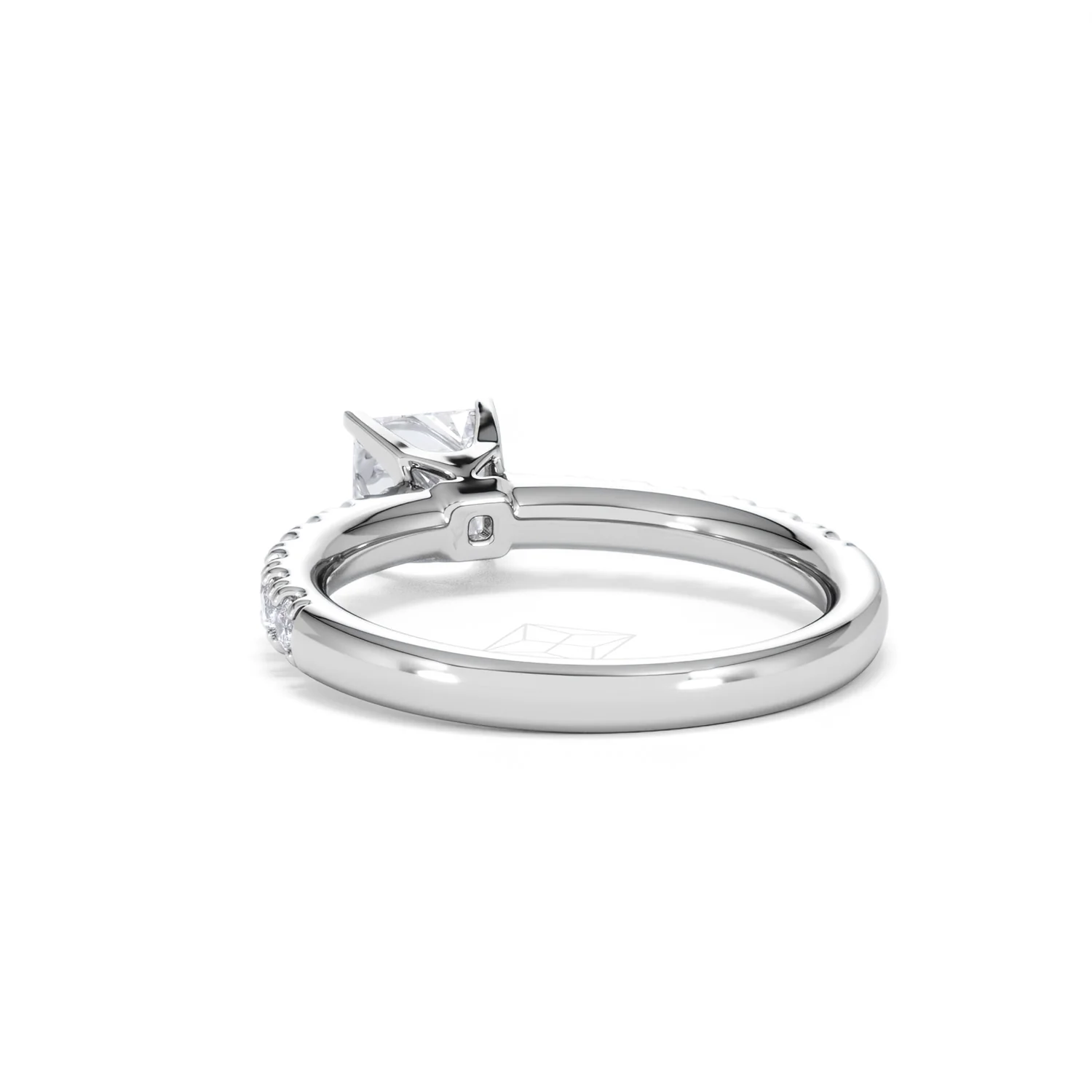 Katerina GIA Princess Diamond Engagement Ring Platinum 1.15ct G/SI2 - Image 57