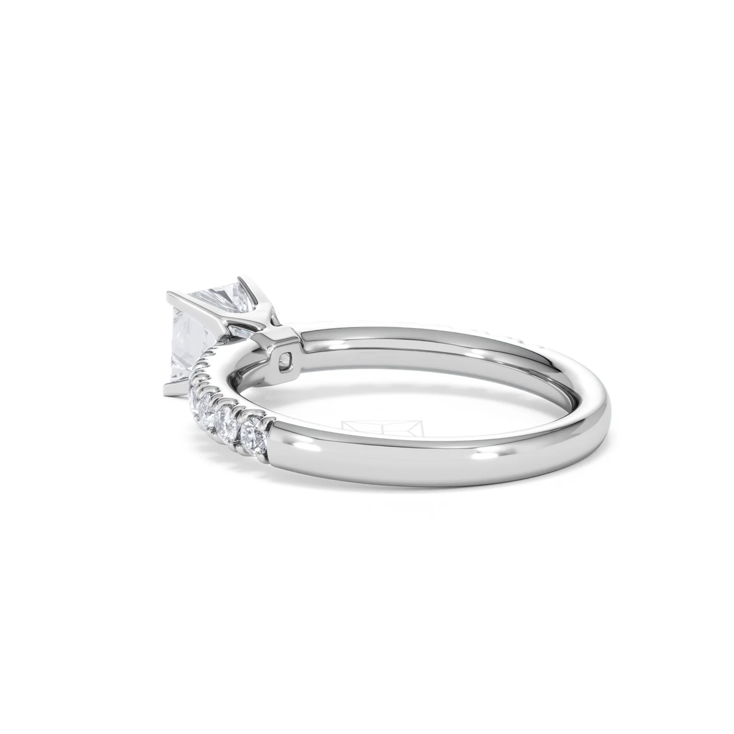 Katerina GIA Princess Diamond Engagement Ring Platinum 1.15ct G/SI2 - Image 62