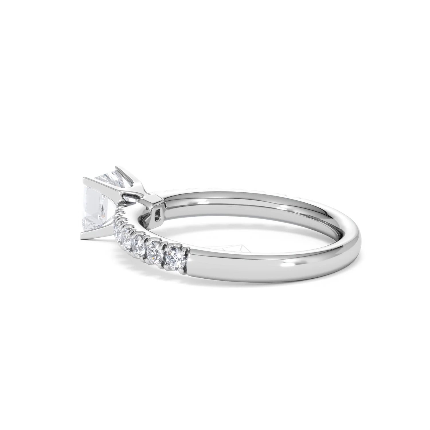 Katerina GIA Princess Diamond Engagement Ring Platinum 1.15ct G/SI2 - Image 65