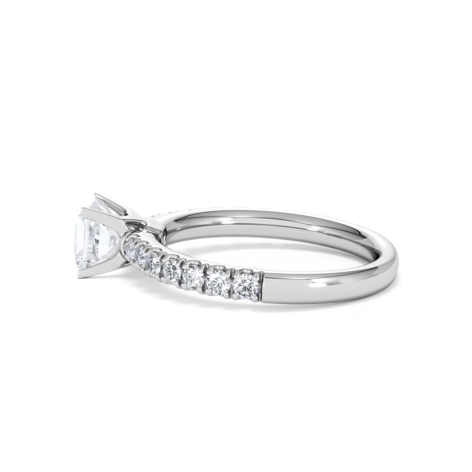 Katerina GIA Princess Diamond Engagement Ring Platinum 1.15ct G/SI2 - Image 70