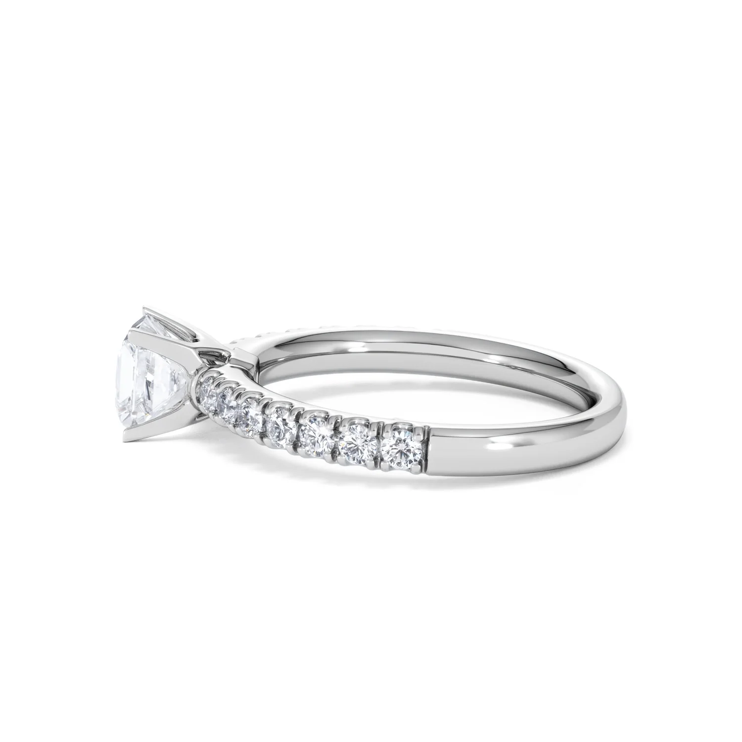 Katerina GIA Princess Diamond Engagement Ring Platinum 1.15ct G/SI2 - Image 71