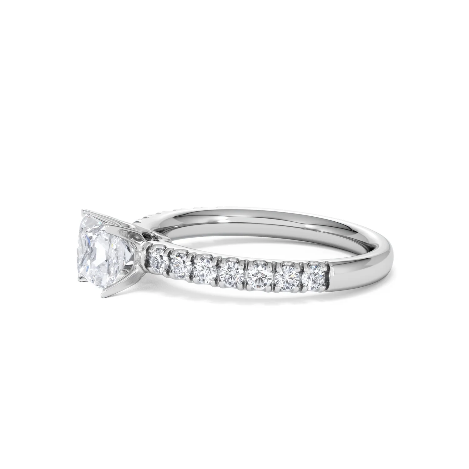 Katerina GIA Princess Diamond Engagement Ring Platinum 1.15ct G/SI2 - Image 77