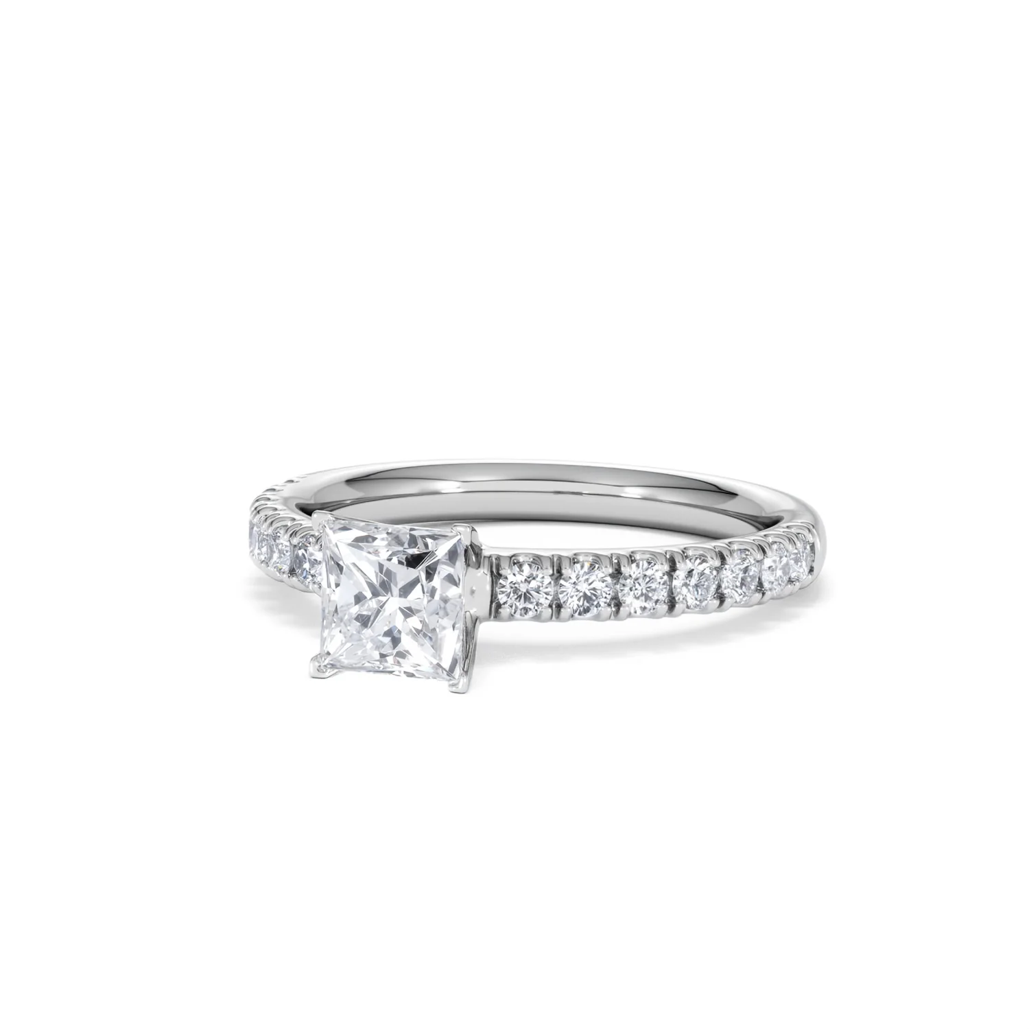 Katerina GIA Princess Diamond Engagement Ring Platinum 1.15ct G/SI2 - Image 87