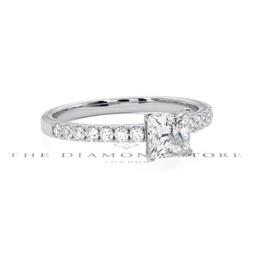 Katerina GIA Princess Diamond Engagement Ring Platinum 1.15ct G/SI2 - Image 93