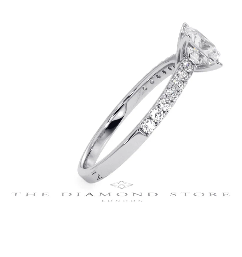 Katerina GIA Princess Diamond Engagement Ring Platinum 1.50ct G/SI2 - Image 108