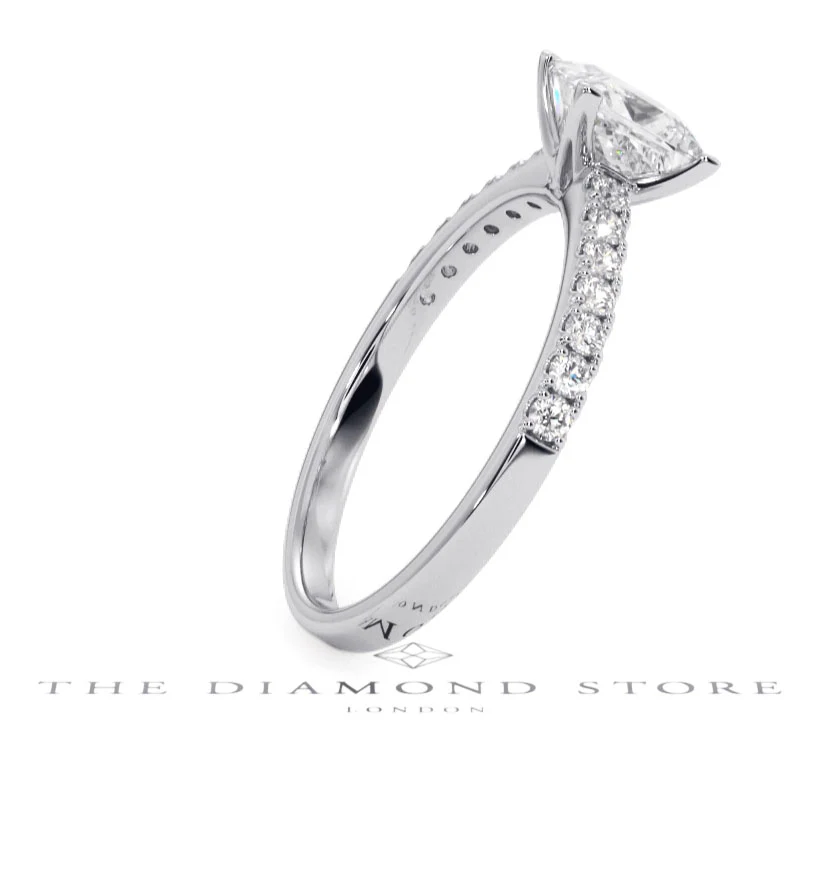 Katerina GIA Princess Diamond Engagement Ring Platinum 1.50ct G/SI2 - Image 111