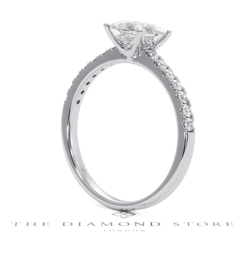 Katerina GIA Princess Diamond Engagement Ring Platinum 1.50ct G/SI2 - Image 119