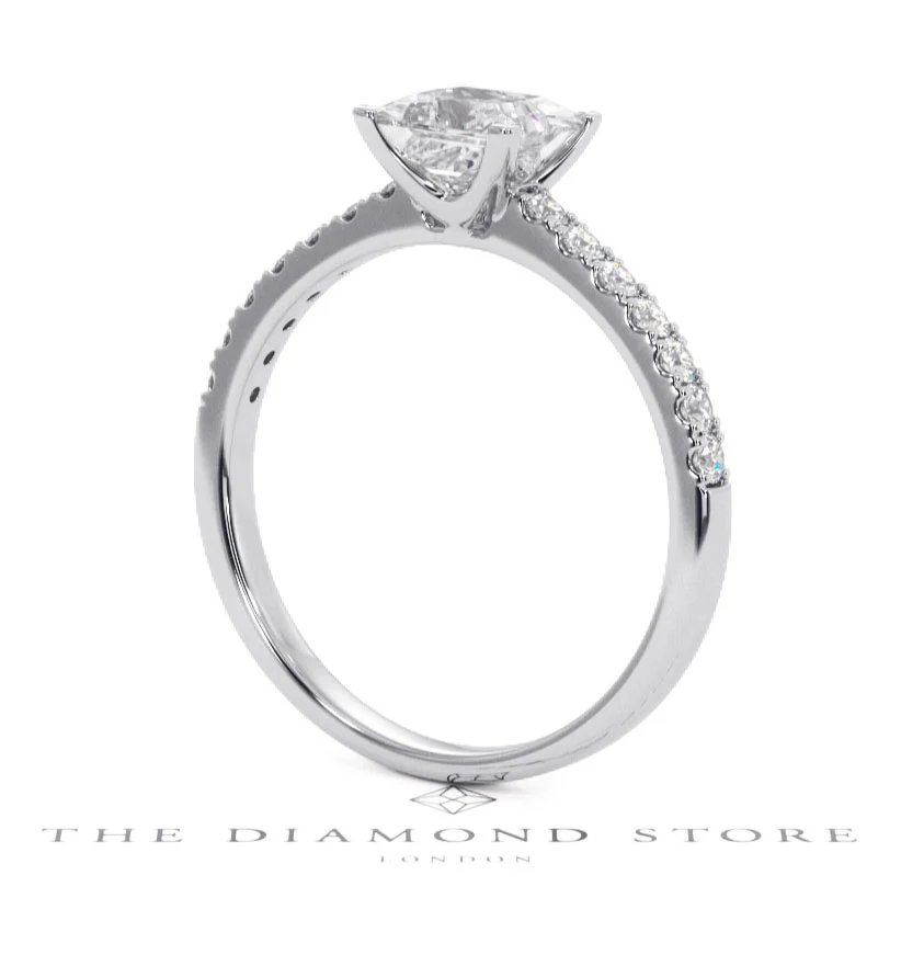 Katerina GIA Princess Diamond Engagement Ring Platinum 1.50ct G/SI2 - Image 121