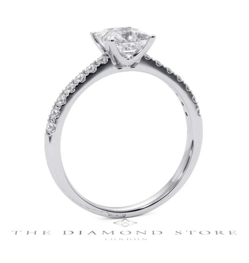 Katerina GIA Princess Diamond Engagement Ring Platinum 1.50ct G/SI2 - Image 133
