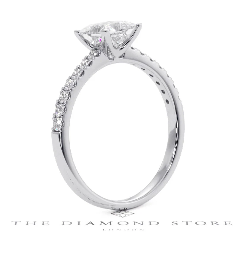Katerina GIA Princess Diamond Engagement Ring Platinum 1.50ct G/SI2 - Image 137
