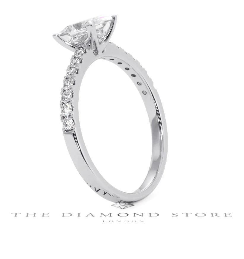 Katerina GIA Princess Diamond Engagement Ring Platinum 1.50ct G/SI2 - Image 141